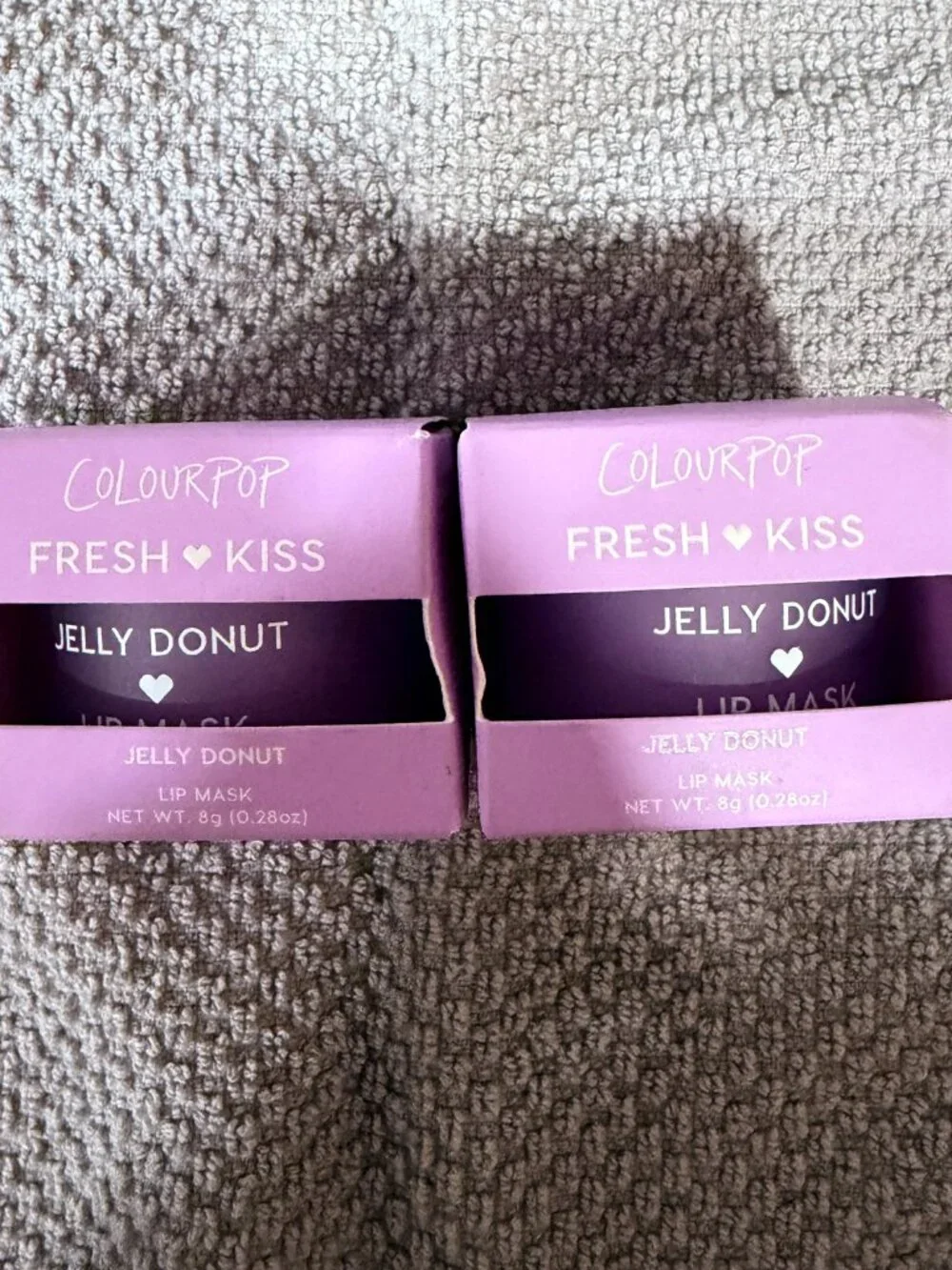 ColourPop Fresh Kiss Jelly Donut Lip Mask Set of 2 Duo NIB Sealed